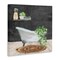 Stupell Industries Botanical Bathtub Scene Canvas Wall Art Design by Kim Allen